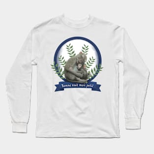 Mom Monkey and her baby Long Sleeve T-Shirt